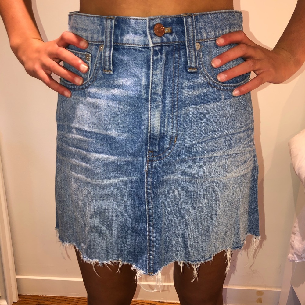 Madewell Jean Skirt